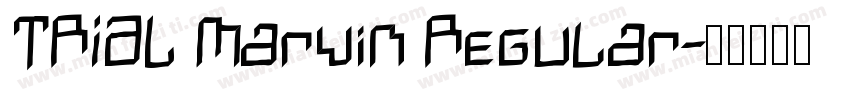 TRIAL Marvin Regular字体转换
